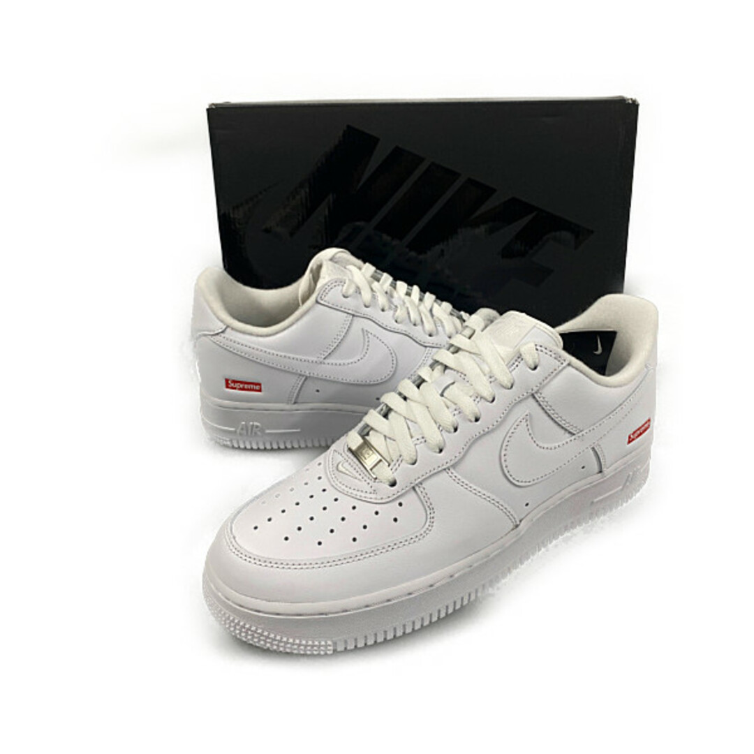 SUPREME×NIKE CU9225-100 AIR FORCE 1 LOW SP エアフォース シューズ ホワイト サイズUS8.5=26.5cm 正規品 / 29111