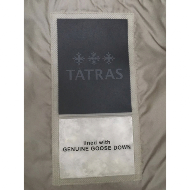 TATRAS(タトラス)のタトラス　ベスト　インナー　サイズ:01 美品 メンズのジャケット/アウター(ダウンベスト)の商品写真