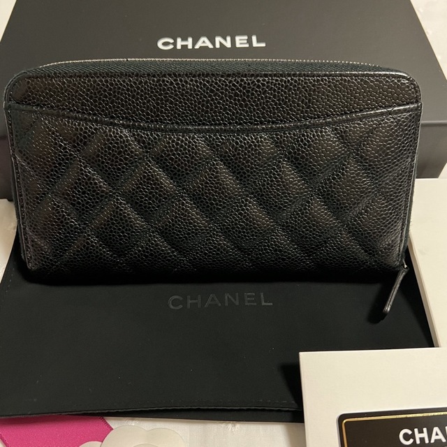 CHANEL(シャネル)のあずき様専用★CHANEL 美品★31番台★ラウンドファスナー 長財布 レディースのファッション小物(財布)の商品写真