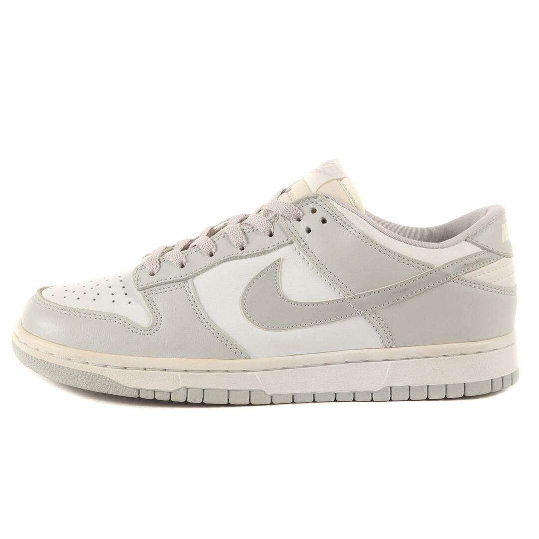 NIKE vintage ナイキ ヴィンテージ スニーカー 90s DUNK LOW 初期復刻 灰白 99年製 630358-101 デッドストック ホワイト ライトゼングレー シューズ 靴 ブランド サイズ：26.5cm US8.5 【メンズ】【R032】