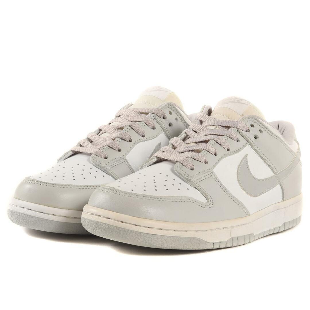 NIKE vintage ナイキ ヴィンテージ スニーカー 90s DUNK LOW 初期復刻 灰白 99年製 630358-101 デッドストック ホワイト ライトゼングレー シューズ 靴 ブランド サイズ：26.5cm US8.5 【メンズ】【R032】 メンズの靴/シューズ(スニーカー)の商品写真