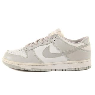 NIKE vintage ナイキ ヴィンテージ スニーカー 90s DUNK LOW 初期復刻 灰白 99年製 630358-101 デッドストック ホワイト ライトゼングレー シューズ 靴 ブランド サイズ：26.5cm US8.5 【メンズ】【R032】(スニーカー)