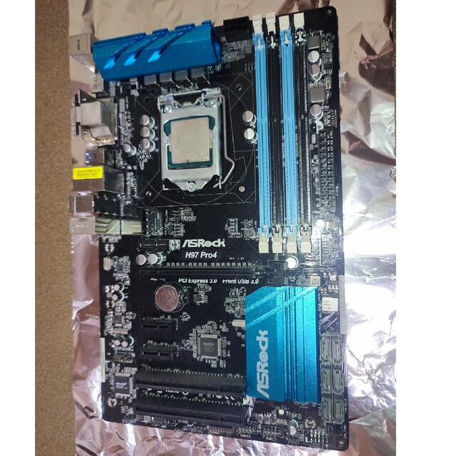 ASRock製 ATXマザーボード H97 Pro4 +i5 4670k+メモリ 1