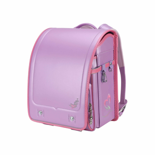 ランドセル 新品 パープル 紫 ハート 可愛い 女の子 入学祝い 入学準備 軽量