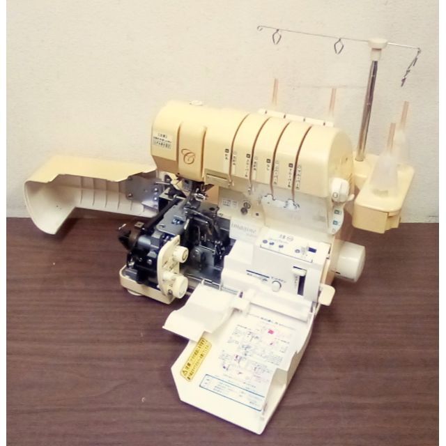 整備済ミシン 糸取物語 イマジン ウェーブ 2本針4本糸ロックミシン-