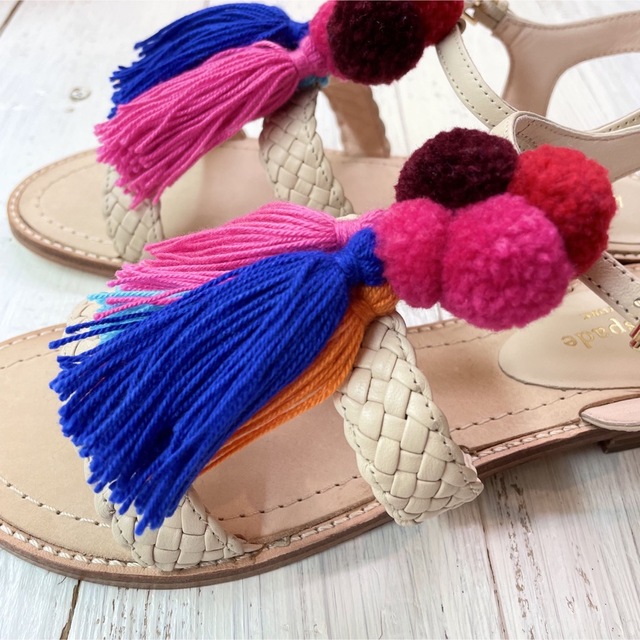 いサンダル≝ kate spade new york - Kate Spade Sunset ブルー
