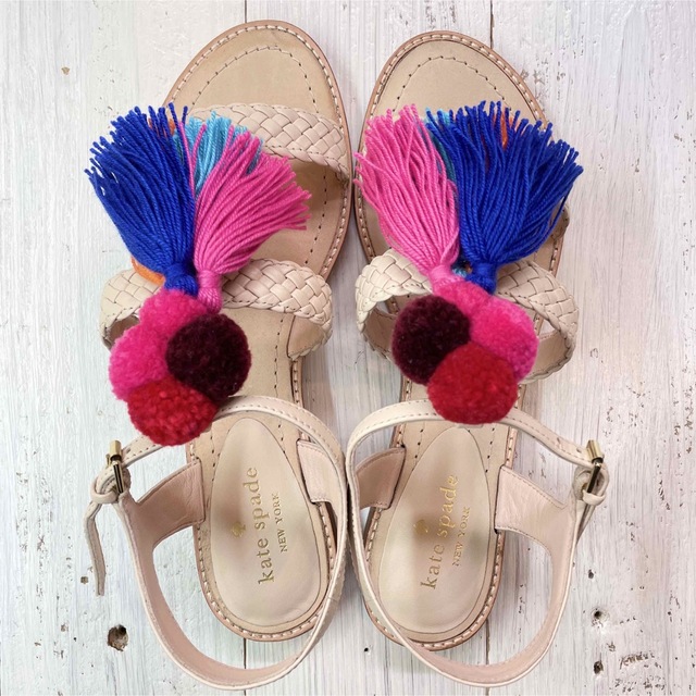 いサンダル≝ kate spade new york - Kate Spade Sunset ブルー