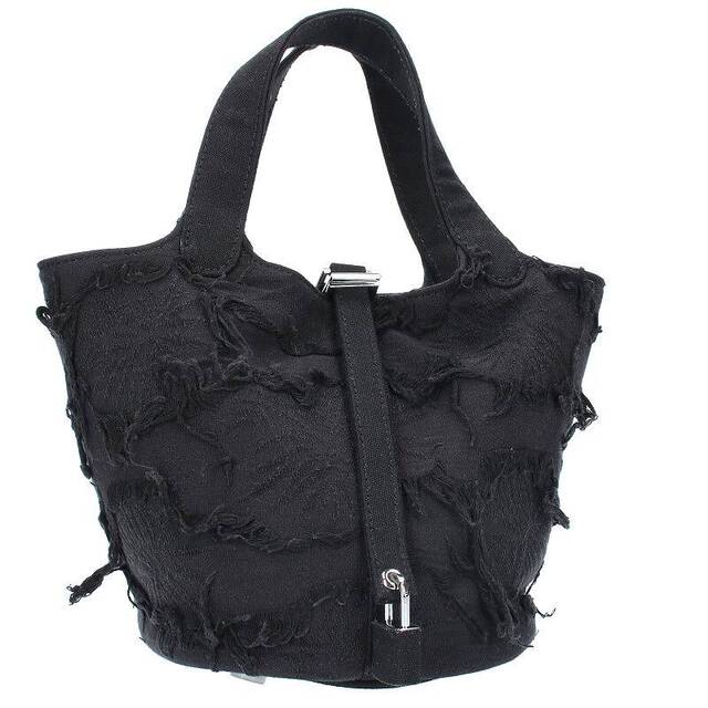 エモーショナルワールド EMOTIONAL WORLD BUCKET BAG 解れ加工総柄 ...