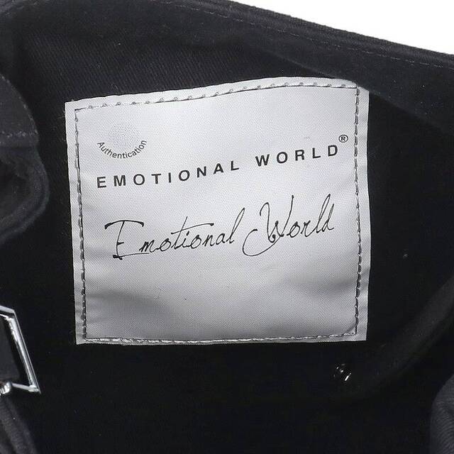エモーショナルワールド EMOTIONAL WORLD BUCKET BAG 解れ加工総柄ハンドバッグ メンズ