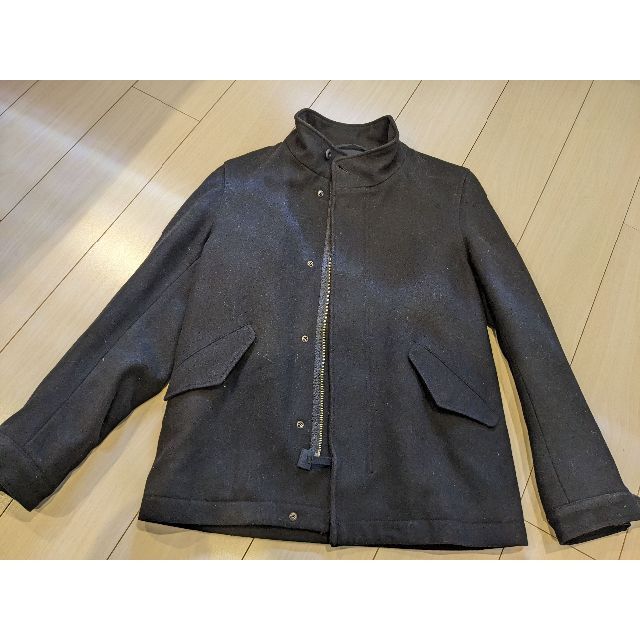 UNITED ARROWS green label relaxing(ユナイテッドアローズグリーンレーベルリラクシング)の【GLR】LT/MLTN SHORTモッズコート・サイズS・ブラック メンズのジャケット/アウター(モッズコート)の商品写真