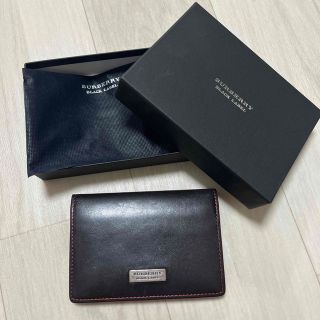 バーバリーブラックレーベル(BURBERRY BLACK LABEL)のBurberry black label 名刺入れ(名刺入れ/定期入れ)