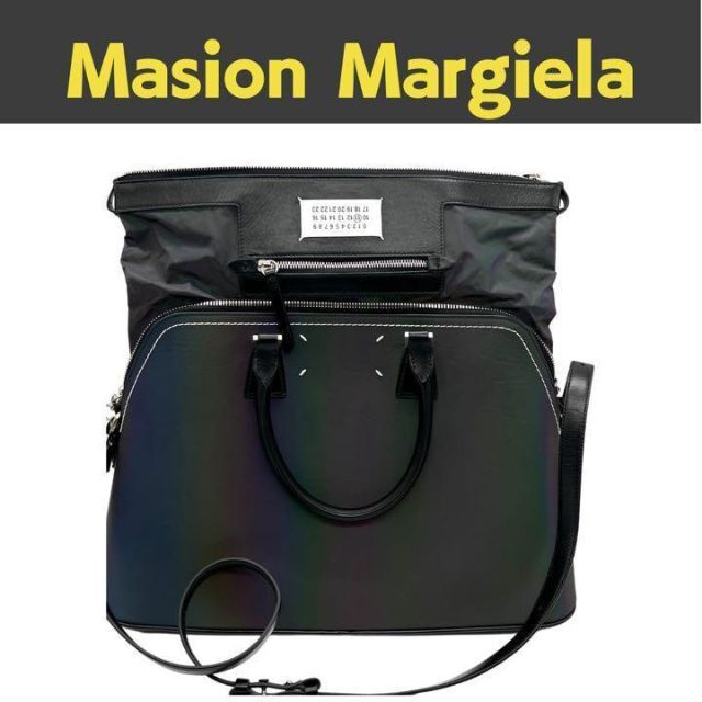 Maison Martin Margiela(マルタンマルジェラ)の【レア美品】メゾンマルジェラ 5AC レザー 2WAY ハンド ショルダーバッグ レディースのバッグ(ショルダーバッグ)の商品写真