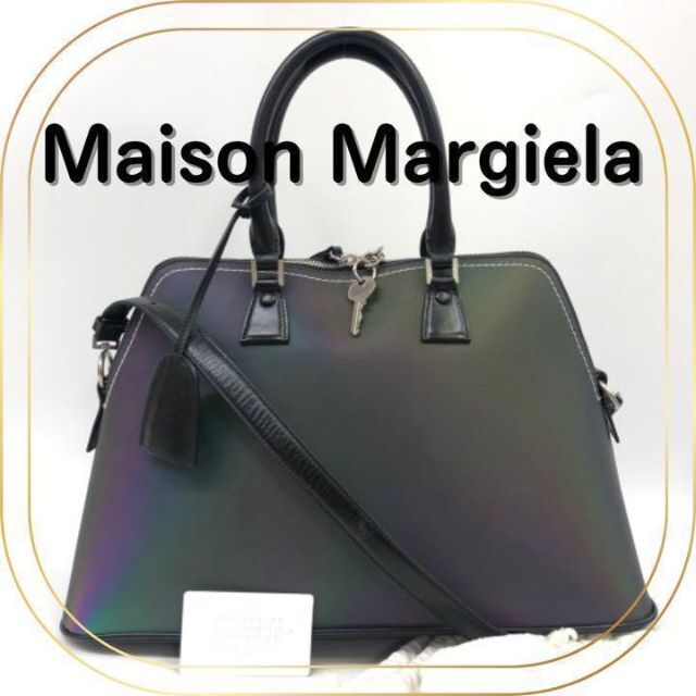 Maison Martin Margiela(マルタンマルジェラ)の【レア美品】メゾンマルジェラ 5AC レザー 2WAY ハンド ショルダーバッグ レディースのバッグ(ショルダーバッグ)の商品写真