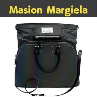 マルタンマルジェラ(Maison Martin Margiela)の【レア美品】メゾンマルジェラ 5AC レザー 2WAY ハンド ショルダーバッグ(ショルダーバッグ)