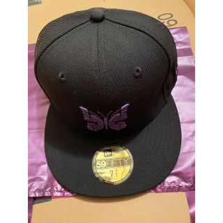 needles newera コラボ　新品　未使用　7 1/2  貴重　ブラック