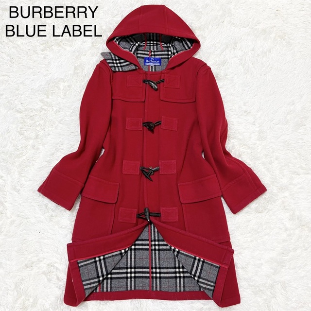 バーバリー 赤 ダッフルコート Burberry - アウター