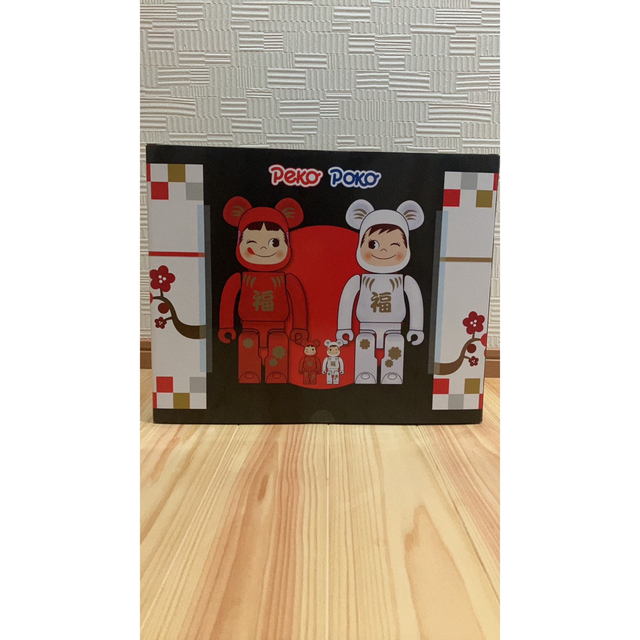 BE@RBRICK 達磨 ペコちゃん ＆ ポコちゃん 400％ & 100％