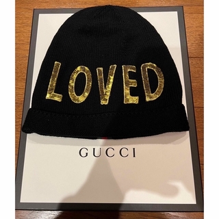 Gucci - グッチ スパンコール ウール ビーニー ニット帽 GUCCI