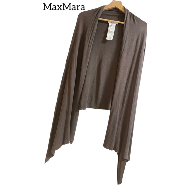 MaxMara マックスマーラ 白タグ カーディガン シルク85% MaxMara マックスマーラ 白タグ カーディガン シルク85%
