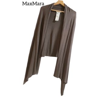 マックスマーラ(Max Mara)のMaxMara マックスマーラ　白タグ　カーディガン　シルク85%(カーディガン)