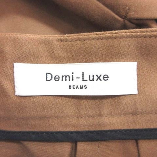 Demi-Luxe BEAMS(デミルクスビームス)のデミルクス ビームス タイトスカート ミモレ ロング 34 茶 ブラウン レディースのスカート(ロングスカート)の商品写真