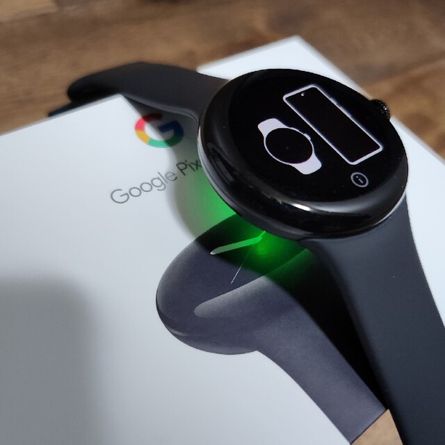 Google(グーグル)のGoogle Pixel Watch Black wifiモデル メンズの時計(腕時計(デジタル))の商品写真