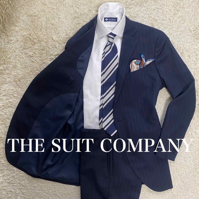 THE SUIT COMPANY - SUIT COMPANY 180cm/6drop L位 スーツ ストライプの通販 by