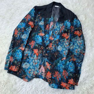 ドリスヴァンノッテン(DRIES VAN NOTEN)のdries van noten 花柄 レーヨン テーラードジャケット M L(テーラードジャケット)