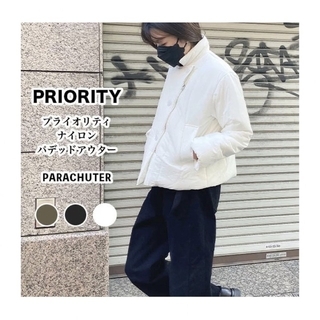 Priority - PRIORITY コート 中綿コート ナイロンパデッドアウターの通販｜ラクマ