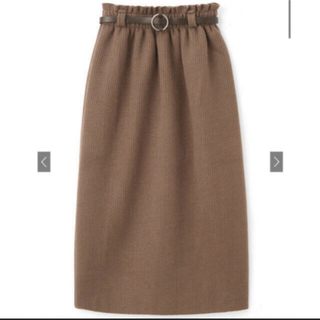 グレイル(GRL)のGRL ベルト付きニットタイトスカート ac1299(ひざ丈スカート)