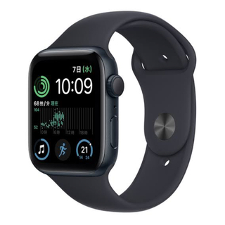 アップルウォッチ(Apple Watch)のApple Watch SE 第2世代 GPSモデル 40mm ミッドナイト(腕時計(デジタル))