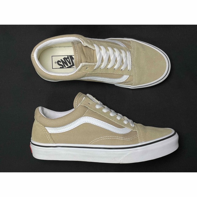 【極美品】VANS オールドスクール 24 ベージュ スエード 3