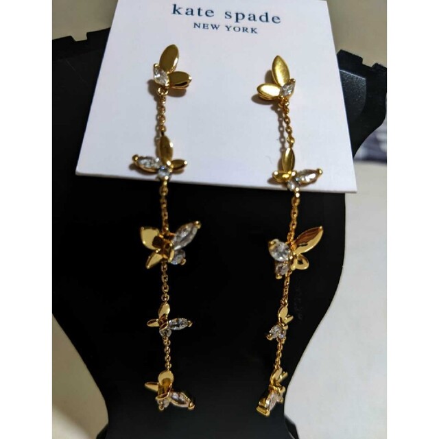 kate spade new york(ケイトスペードニューヨーク)の【新品】kate spade ケイトスペード ピアス ソーシャル バタフライ レディースのアクセサリー(ピアス)の商品写真