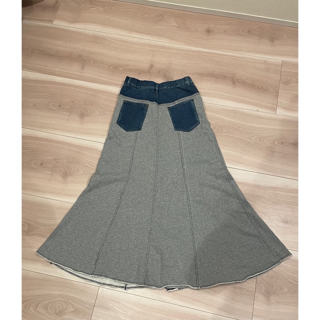 大人気 激レア アメリDENIM DOCKING SWEAT SKIRT