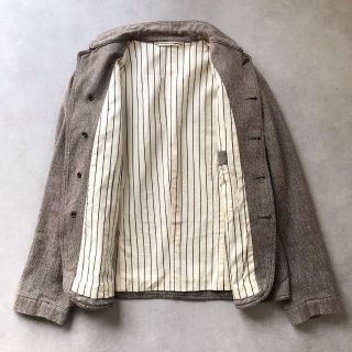 45R - △美品△45R //カルゼコットンツイードのジャケット△レディース