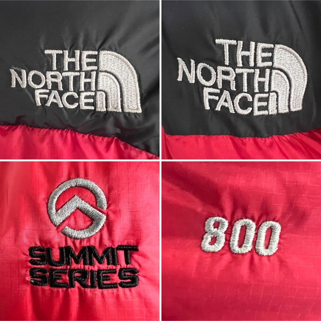 THE NORTH FACE(ザノースフェイス)のノースフェイス　ダウンジャケット　サミットシリーズ　メンズ　XSサイズ　レッド メンズのジャケット/アウター(ダウンジャケット)の商品写真