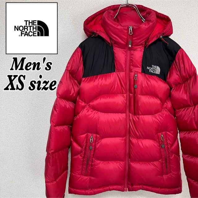 THE NORTH FACE(ザノースフェイス)のノースフェイス　ダウンジャケット　サミットシリーズ　メンズ　XSサイズ　レッド メンズのジャケット/アウター(ダウンジャケット)の商品写真