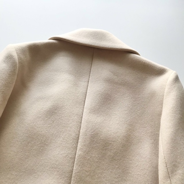 Noble(ノーブル)の美品♡NOBLE ニュアンスカラーメルトンウールチェスターコート レディースのジャケット/アウター(チェスターコート)の商品写真