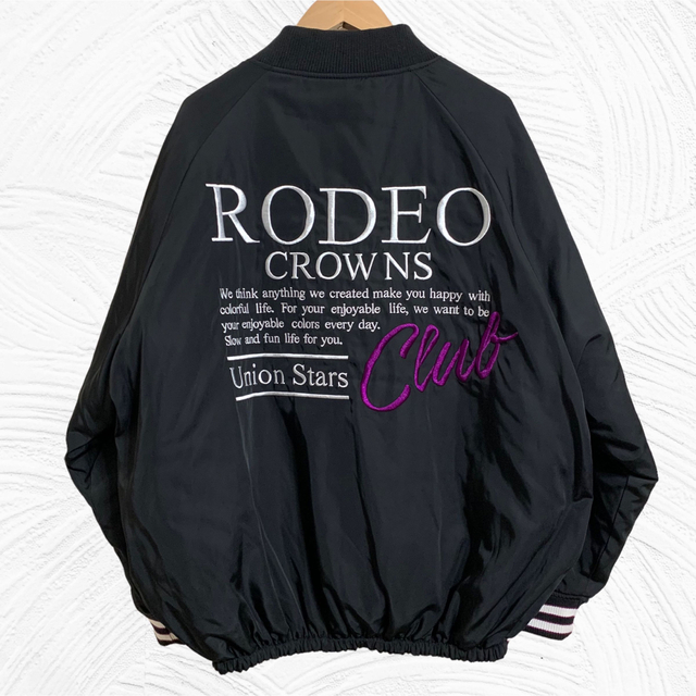 RODEO CROWNS(ロデオクラウンズ)の【美品】RODEO CROWNS ブルゾン　中綿　黒 レディースのジャケット/アウター(ブルゾン)の商品写真