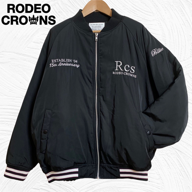 【美品】RODEO CROWNS ブルゾン　中綿　黒