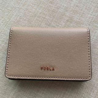 フルラ(Furla)の【kiki様専用】FURLA BABYLON カードケース S Greige(名刺入れ/定期入れ)