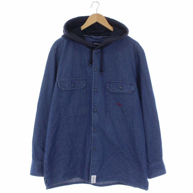 メンズ DESCENDANT SPICOLI HOODED LS SHIRT 驚きの価格 neoconstrucao