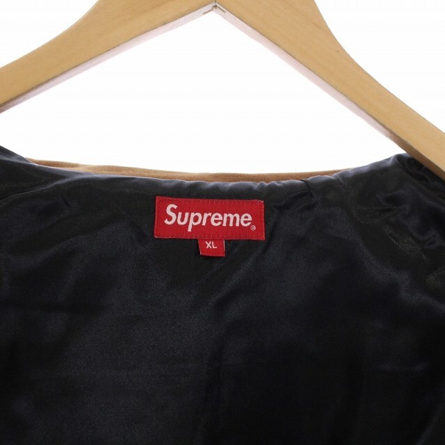 Supreme(シュプリーム)のSUPREME 20AW Velvet Work Jacket XL 茶 メンズのジャケット/アウター(ブルゾン)の商品写真