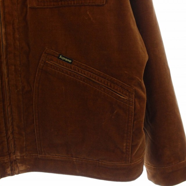 SUPREME 20AW Velvet Work Jacket XL 茶 SUPREME 20AW Velvet Work Jacket XL 茶