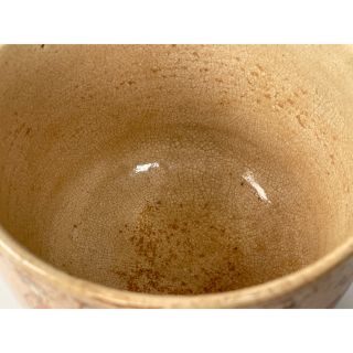 骨董 アンティーク 布志名焼 楽山 貴人図 人物文 茶碗 抹茶碗 筒茶碗