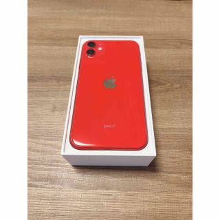 アイフォーン(iPhone)のiPhone11 128GB RED(スマートフォン本体)