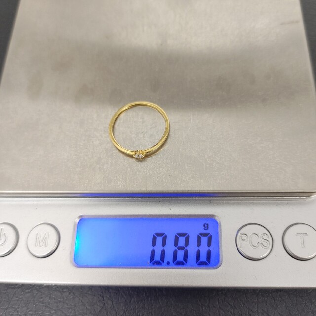 (C1-88)ete K18  ダイヤモンド リング 指輪