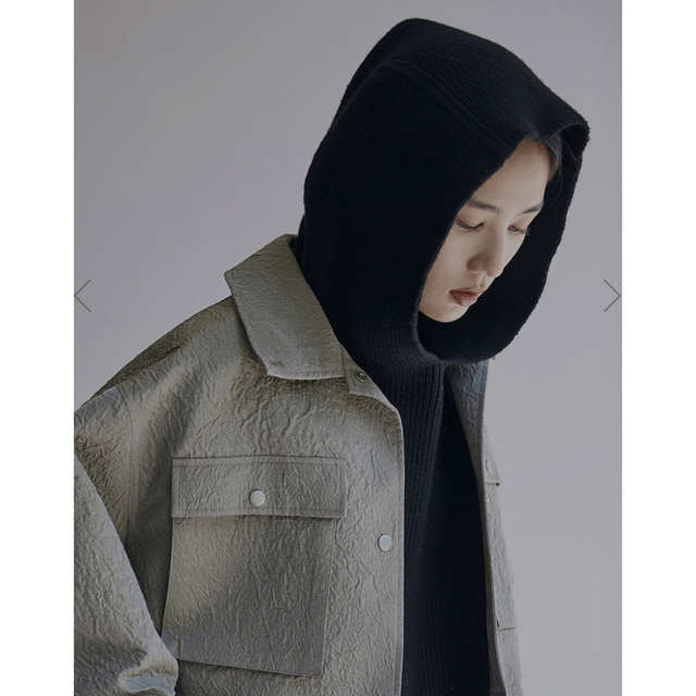 Ameri VINTAGE - KNIT HOODIE APRON VESTの通販 by ゆ's shop|アメリ