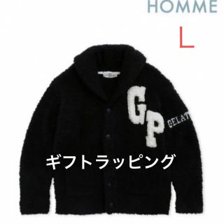 ジェラートピケ(gelato pique)の 【HOMME】リサイクルジェラートロゴカウチン(カーディガン)