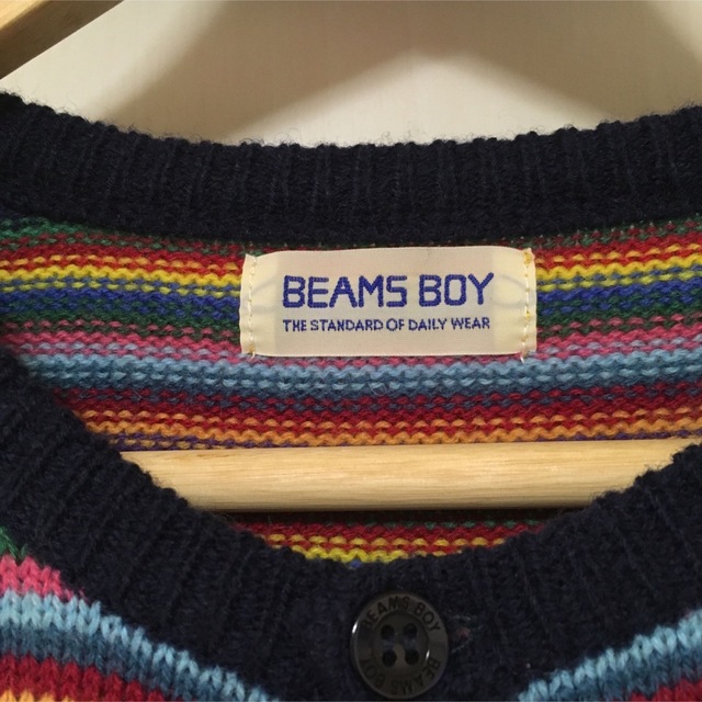 BEAMS BOY(ビームスボーイ)のBEAMSBOY カラフルボーダーカーディガン レディースのトップス(カーディガン)の商品写真